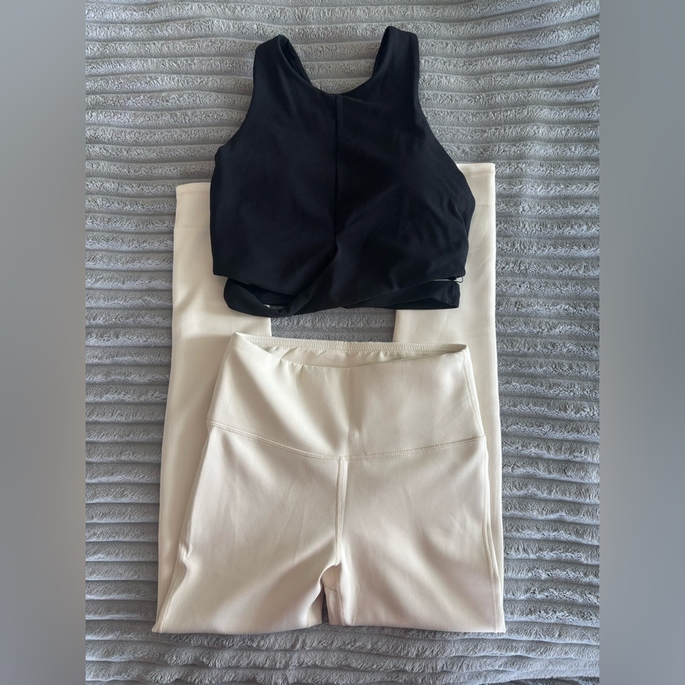 NWOT athleta crop with NWOT mono b leggings